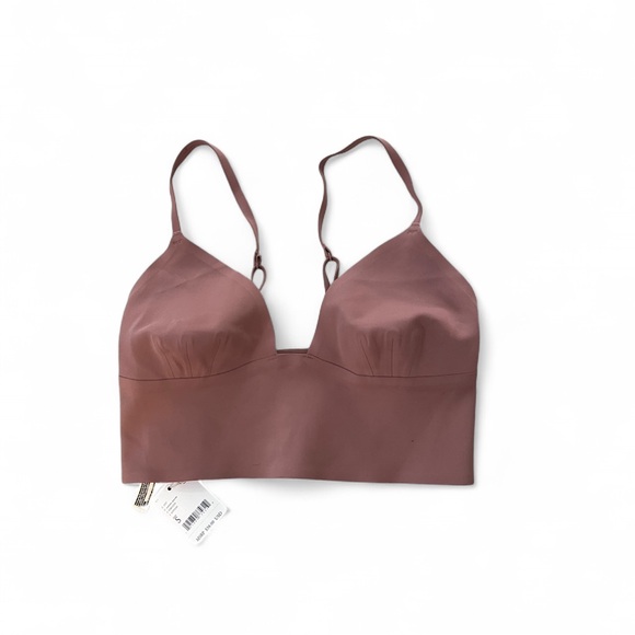 FREE PEOPLE NWT Longline Neo Bralette mauve size small - Picture 4 of 7